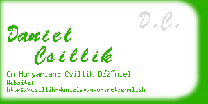 daniel csillik business card